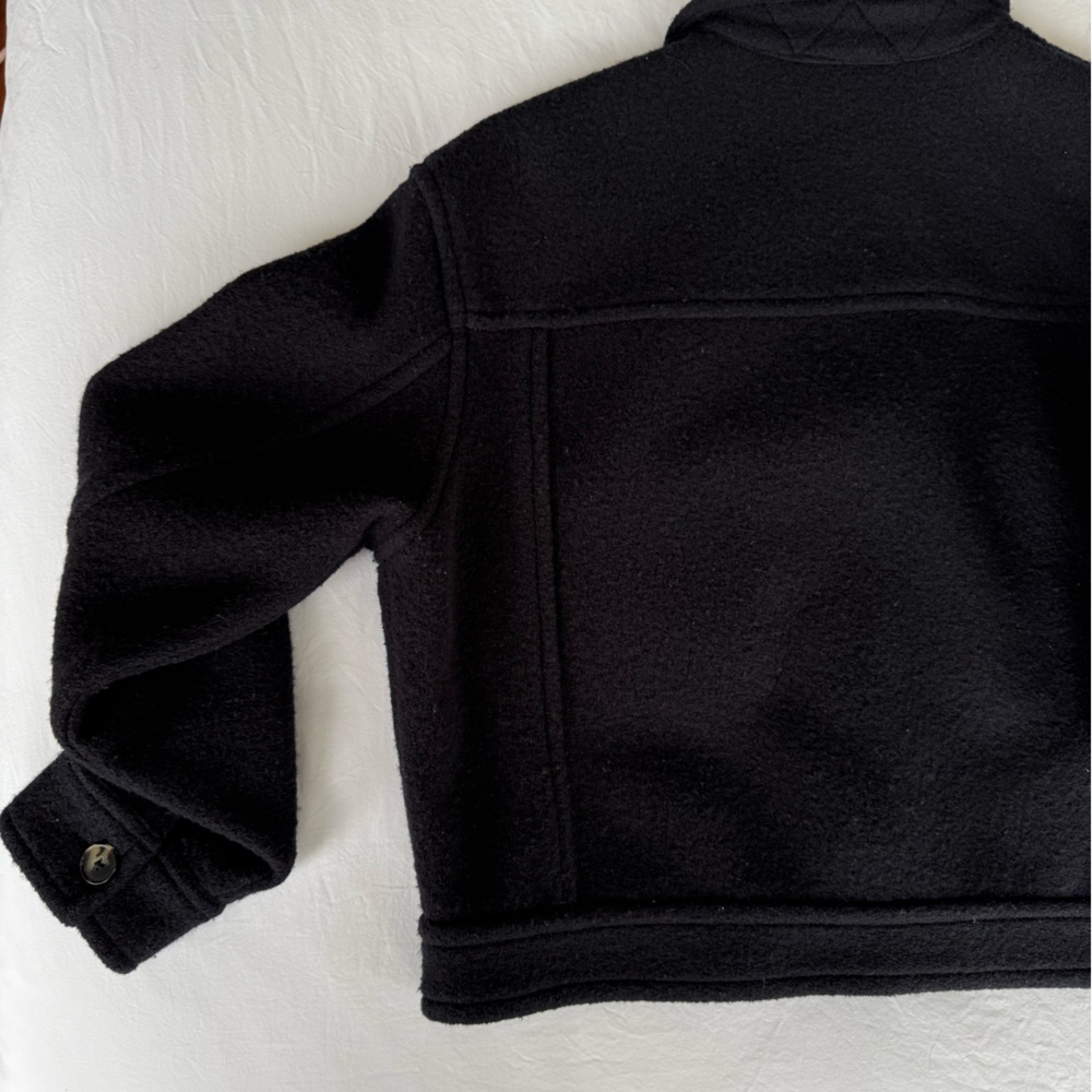 Aritzia Black 100% Merino Wool Jacket - Picture 5 of 9